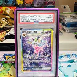 Pokemon Espeon ex 155 PSA 10