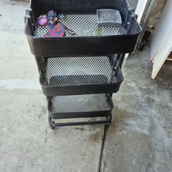 Rolling Metal Cart