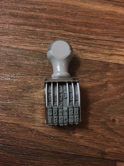 Date Rubber Stamper $2