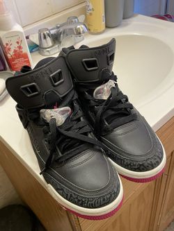 Jordan spizikes Black deadly Pink