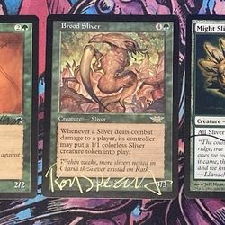 Magic The Gathering Signed Sliver Lot