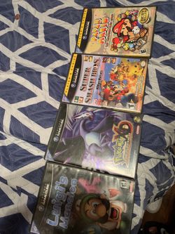 Super smash bros , paper mario , luigis mansion , pokemon xd