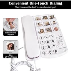 It can Edit 9 one Touch Memory Speed Dialing and Images, Elderly Image Phone