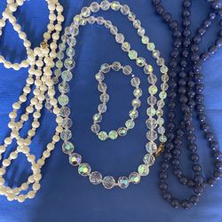 3 Necklace And 1 Bracelet