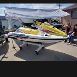 96 SEADOO 3 SEATER GTI NO TRAILER 1850 SEADOO GTI  WITH TRAILER 2450 LAKE READY SEADOO GTI 3 SEATER JET SKI