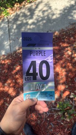 Formula1 Parking Pass