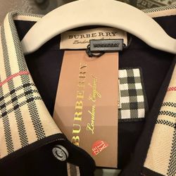 Burberry men’s polo shirt size XL