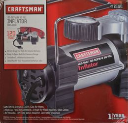 Craftsman 120V Inflator Model # 75121