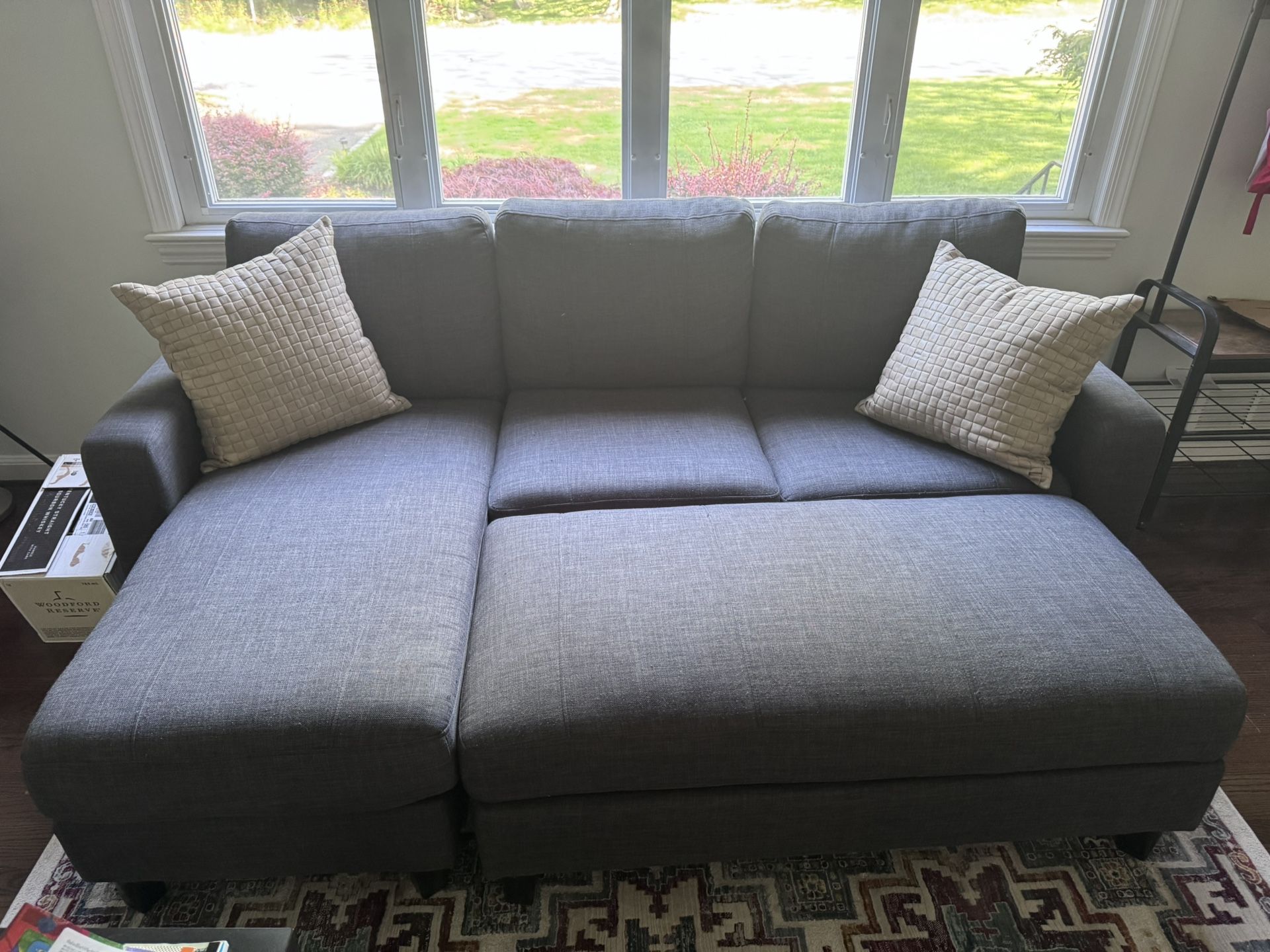 Couch With Storage Ottoman