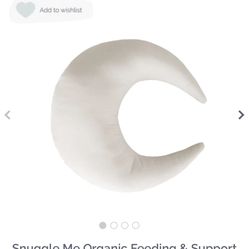 Snuggle Me Organic Noon Support Pillow AND cover 