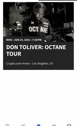 Don Toliver : Octane Tour