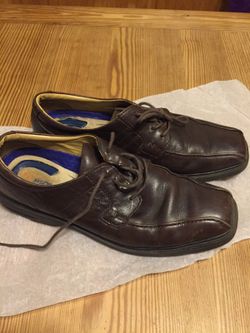 Brown dress shoes size 11.5