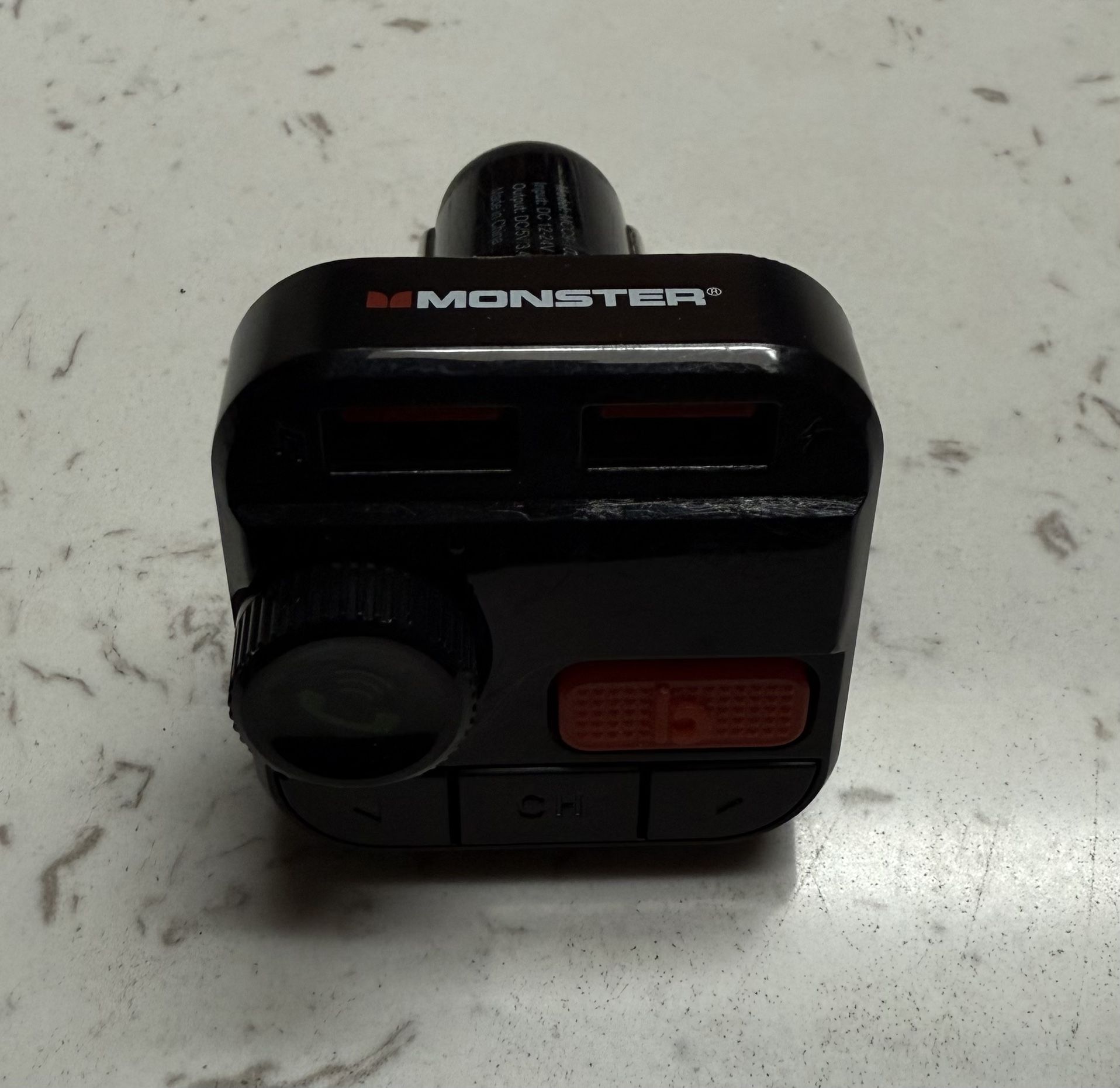 Monster Bluetooth FM Transmitter for Car Cigarette Lighter