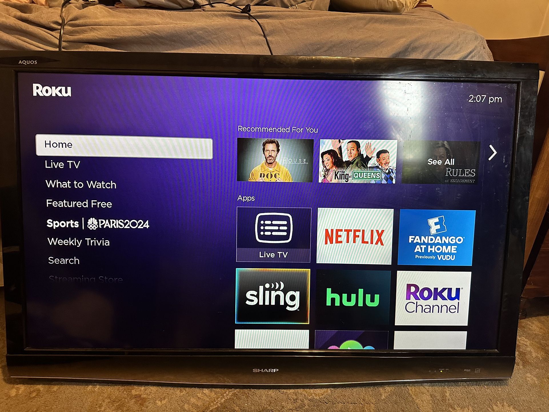 52 Inch Tv Sharp Liquid Crystal