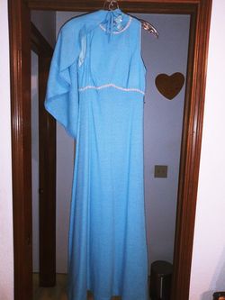 VINTAGE LONG CASHMERE. DRESS