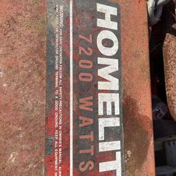 Homesite 7500 Generator