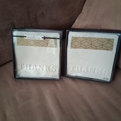 Hallmark Cards "THANKS" W/ Envelopes 8pcs 