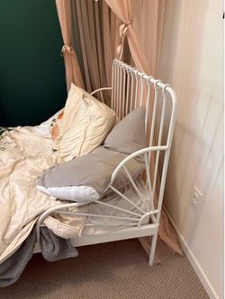 IKEA twin kids bed frame white