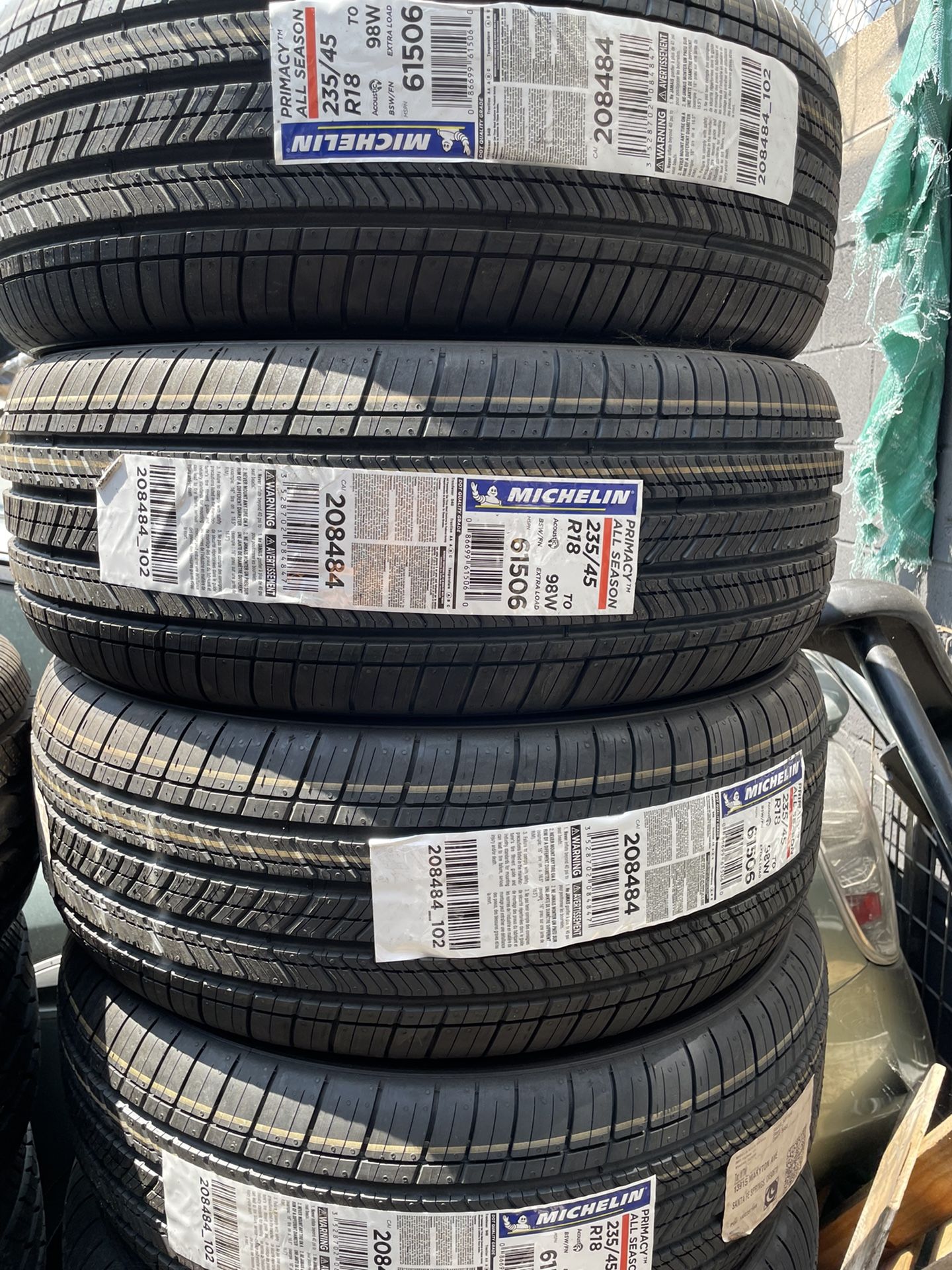 235/45/18 Michelin Free Mount And Balance Included
