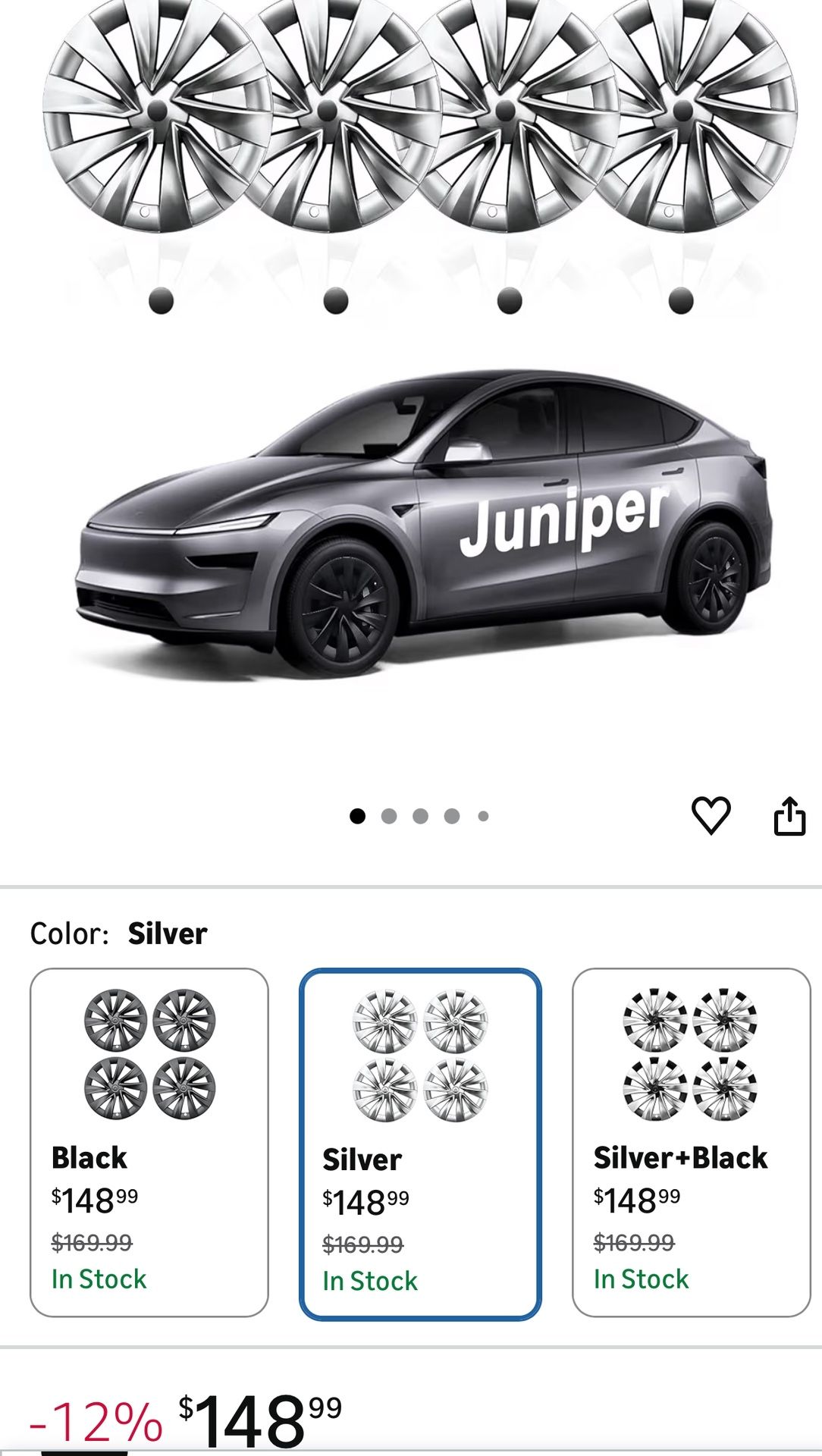 Tesla Model Y Wheel Covers