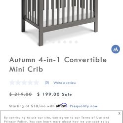 4 In 1 Baby Crib 