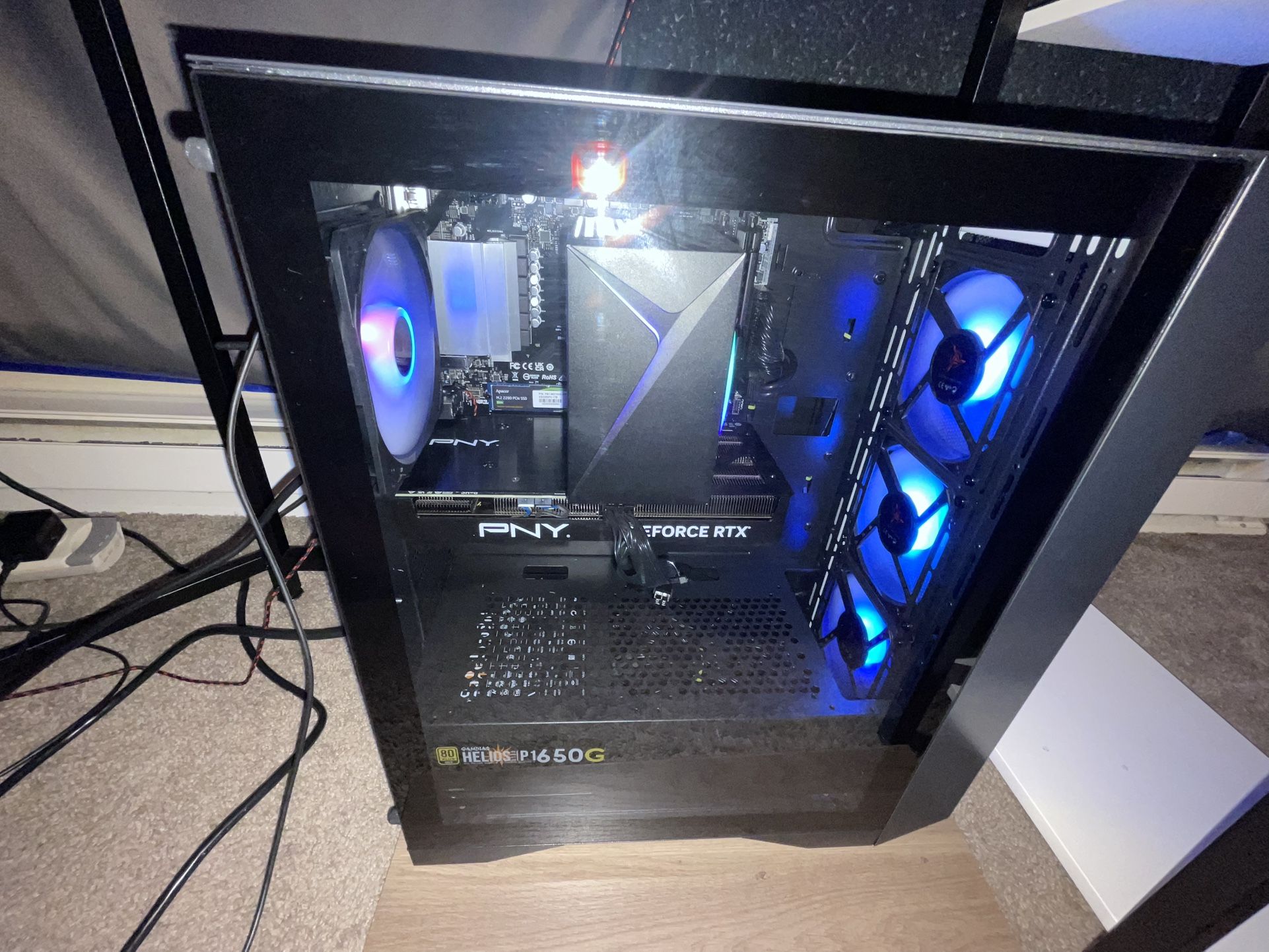 Gaming PC Bundle – RTX 4070 + Astro A40 MixAmp + 27″ Dell Monitor + Keyboard/Mouse
