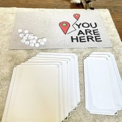 Cat Litter Box Enclosure with Mat