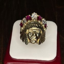14k Indian Ring 