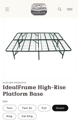 QUEEN SIZE PLATFORM BED