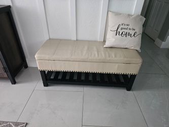 Bench with storage