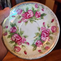 April Sweet Pea China Plate