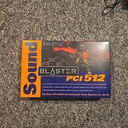 BRAND NEW SEALED Creative Sound Blaster PCI 512 (SB4790) Sound Card