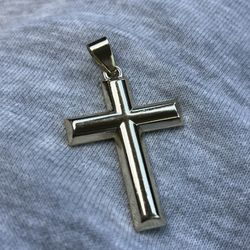 18K Gold Platted Cross Pendant 