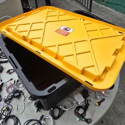 27 Gallon Storage Container Tough Storage Tote