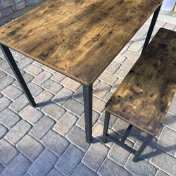 Table With Two Benches 