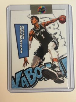 Victor Wembanyama Custom Blast Art Card