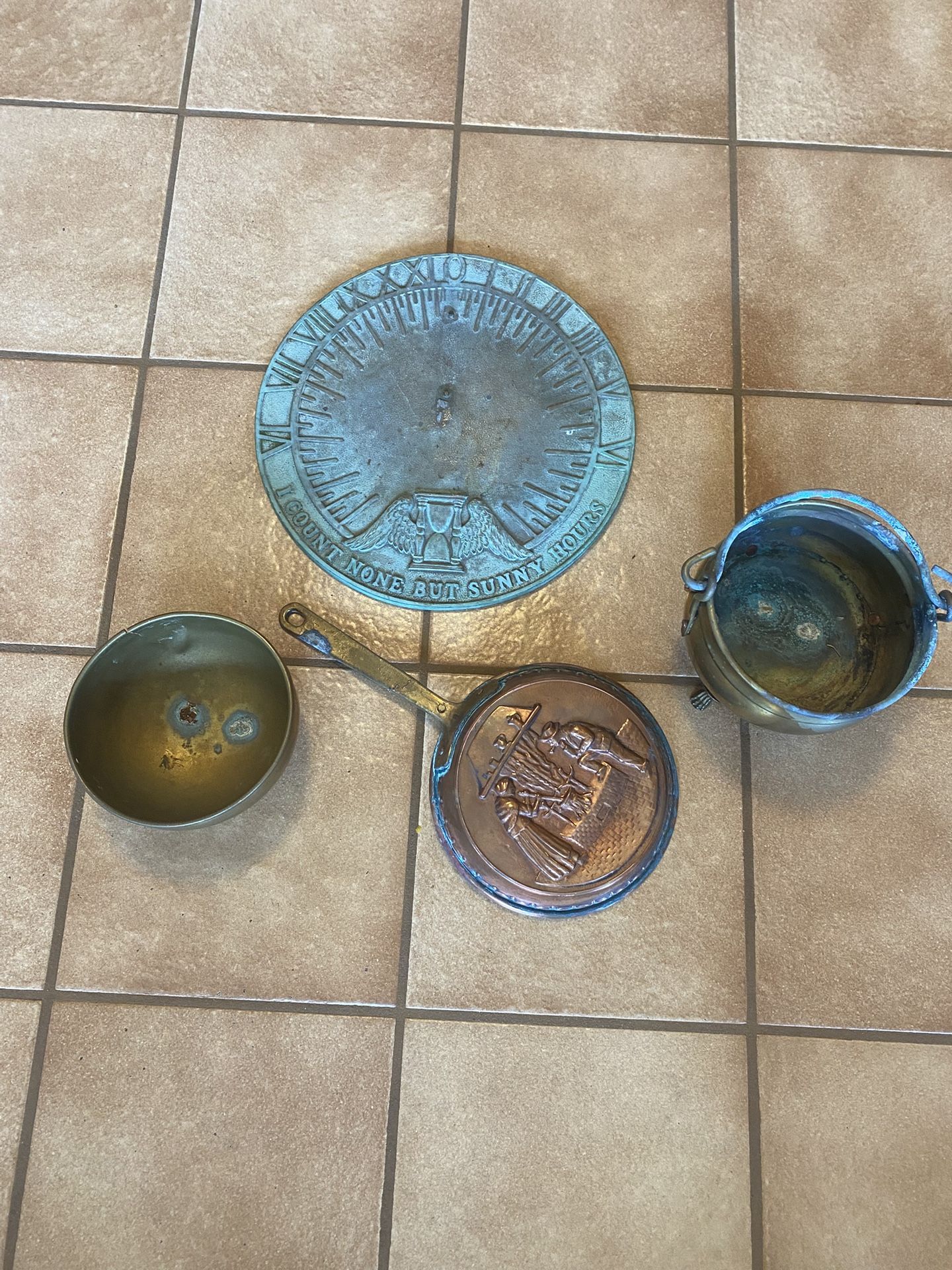 Antique Brass Items .