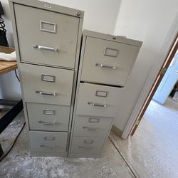FREE 2 Metal File Cabinets 