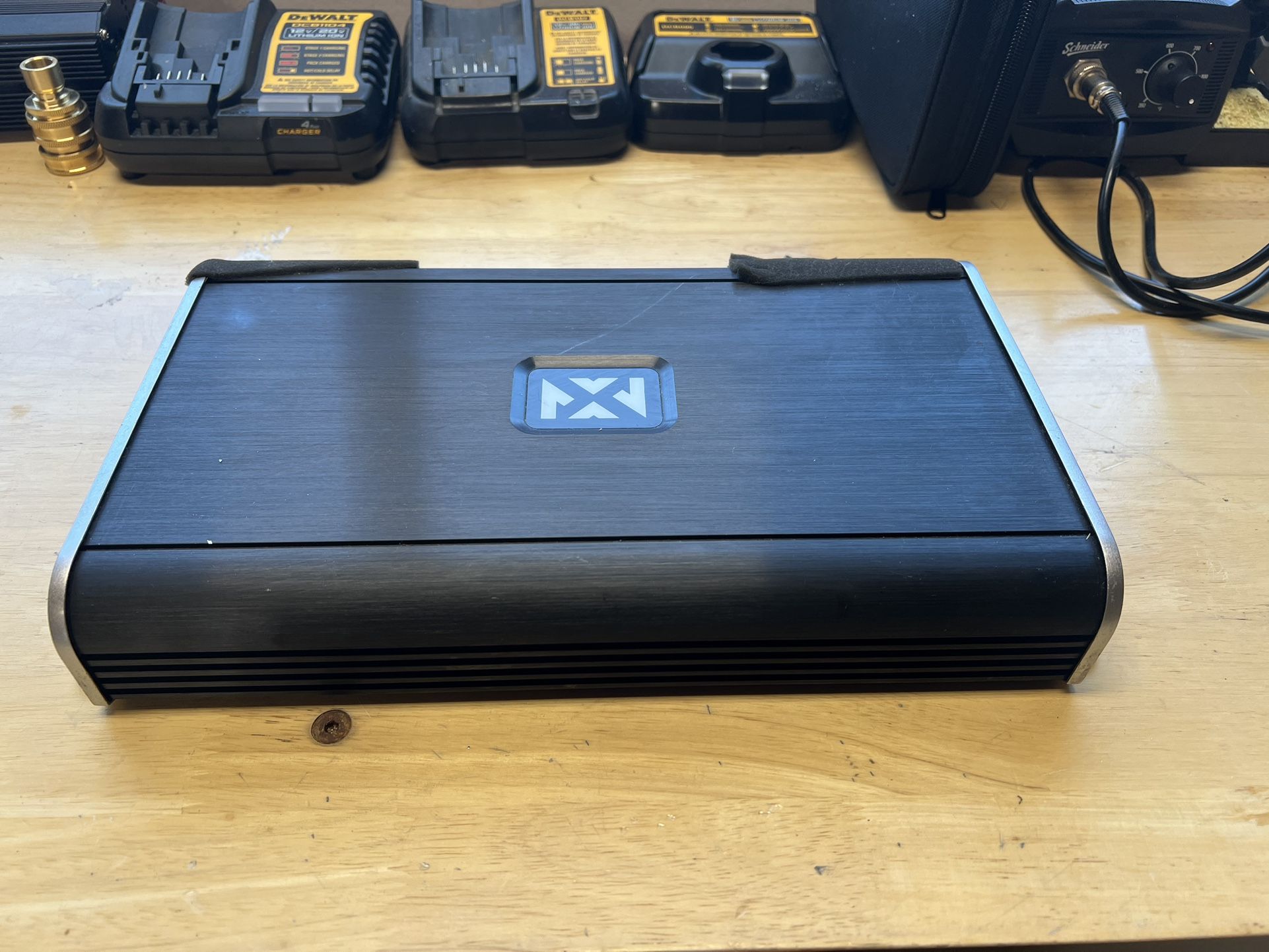 NVX VAD11005 1100W Full Range Class D 5-Channel Car/Marine/Powersports Amplifier with Bass Remote
