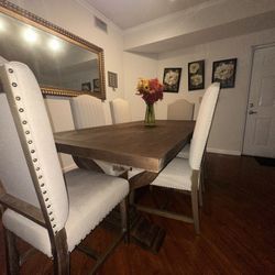 Must Go ASAP! 275..Custom Home Exquisite Dining Table And Chairs