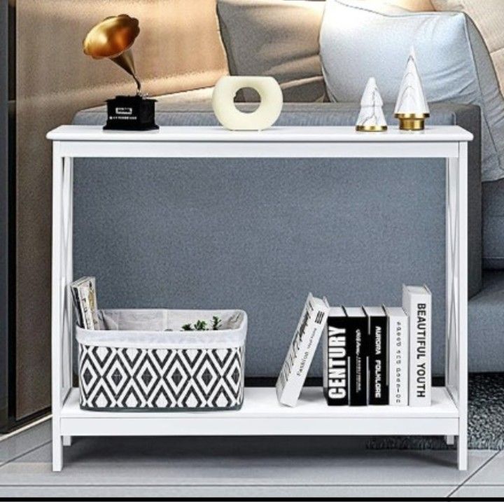 Console Entry Table (White)