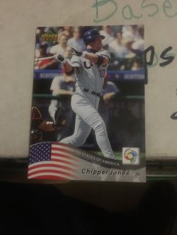 Chipper Jones baseball card U S A # 10