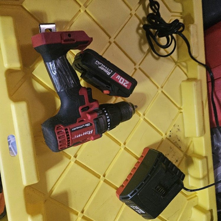 Bauer 1791C-B1 1/2" 20 Volt Cordless Drill Driver 1 battery Bt 2,31 Prices Firm No Offers No Trades