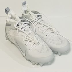 Size 8 - Nike Alpha Huarache 8 Elite Mid White Pure Platinum