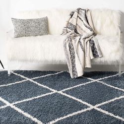 Blue Accent Rug