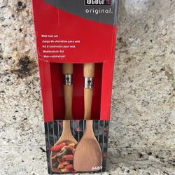 New Weber Original 6487 Wok Tool Set.