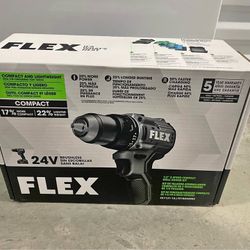 COMPACT 24-volt 1/2-in Keyless Brushless Cordless Drill (1 -Batteries Included, and Charger Included 