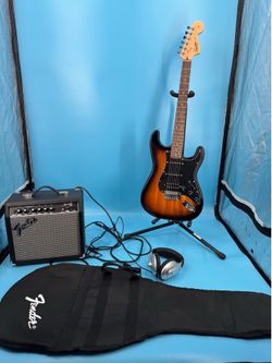 Squier Sonic Stratocaster HSS Limited-Edition Electric Guitar Pack