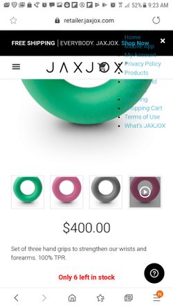 NEW IN BOX JAXJOX HAND GRIP SETS