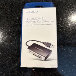 Insignia NS-CR2031 USB 2.0 SD/MMC/MS Memory Card Reader Transfer File To|From PC